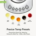 thumbnail image 7 of LONGDEEM Electric Kettle, 1500W, 5 Preset Settings, Keep Warm, Cordless, Auto Shut-off, Green, New, 7 of 7