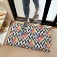 thumbnail image 2 of Pioneer Flower Floral Print Pattern Door Rugs,Washable Non Slip Door Mats Indoor,Decorative Door Mats,Entry Mat Indoor for Entrance,Bedroom,Kitchen,Bathroom,16"x24", 2 of 6