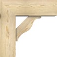 thumbnail image 3 of Ekena Millwork 8"W x 22"D x 22"H Funston Block Rough Sawn Bracket w/ Offset Brace, Douglas Fir, 3 of 25