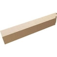 thumbnail image 6 of Ekena Millwork 4"W x 4"H x 28"L Alpine Woodgrain TimberThane Rafter Tail, Primed Tan, 6 of 6