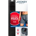 thumbnail image 5 of Men's Jockey 3-Pack Chafe Proof Pouch Microfiber 5" Boxer Briefs Color: Red Apple Size: S, 5 of 5