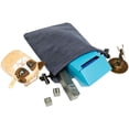 thumbnail image 2 of Dice Bag Suede Treasure Nest Sapphire Soft Touch Durable Velvety Ultra Pro, 2 of 2