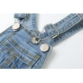 thumbnail image 5 of KIDSCOOL SPACE Baby Boy Girl Jean Shorts,Toddler Denim Cute Summer Shortalls,Light Blue,2-3 Years, 5 of 7