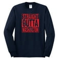 thumbnail image 2 of Straight Outta Washington WSH Fan | Fantasy Baseball Fans | Mens Sports Long Sleeve T-Shirt, Navy, 2XL, 2 of 4