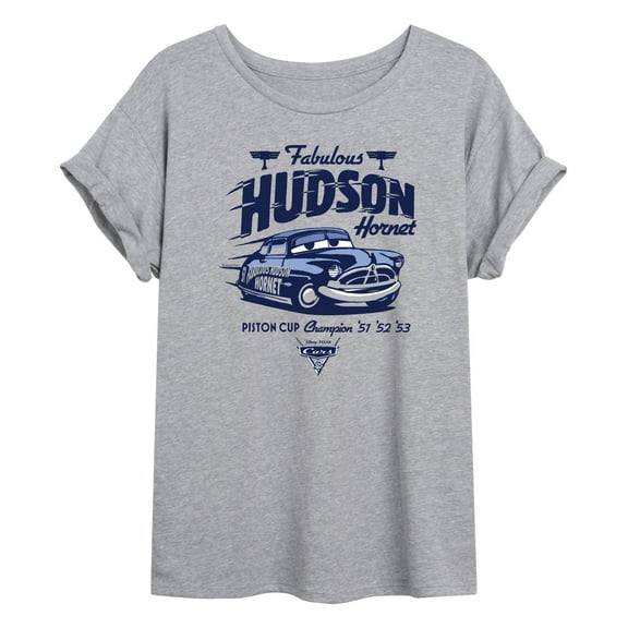 Disney Cars - Fabulous Hudson Hornet Piston Cup Champion - Women's Oversized T-Shirt