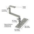 thumbnail image 3 of Kenally Soporte Accesorios fotovoltaicos Montaje Ganchos de acero inoxidable Soporte Colgador Cocina Oficina Herramientas de instalación Artesanía, 3 of 6