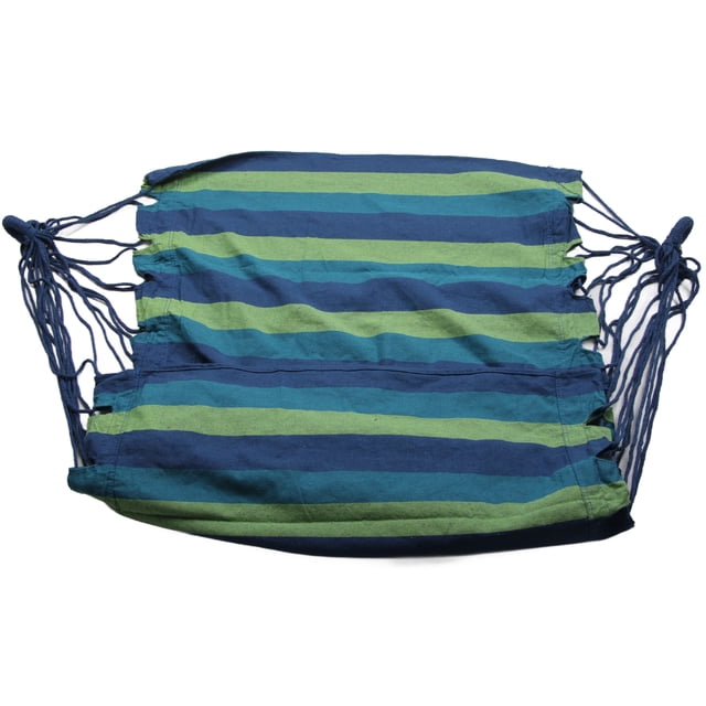 Columpio colgante de cuerda de lona gruesa para dormitorio, para exteriores, hogar, dormitorio, patio, color verde fresco