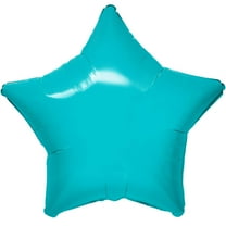 19 inch Anagram Vibrant Blue Star Foil Mylar Balloon - Party Supplies Decorations