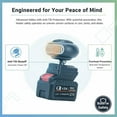 thumbnail image 4 of 2 Battery Portable Heater - Rechargeable Indoor Heater, 4 of 8