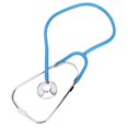 thumbnail image 3 of Estetoscopio profesional de un solo cabezal, ecoscopio de detección de corazón y pulmón de aleación de aluminio (azul cielo), 3 of 8