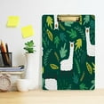 thumbnail image 5 of FMSHPON Happy Alpacas Llama Clipboard Hardboard Wood Nursing Clip Board and Pull for Standard A4 Letter 13x9 inches, 5 of 7