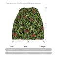thumbnail image 3 of Disketp Green Cacti And Red Chili Slouchy Beanie Hip-Hop Soft Lightweight Running Beanie Adult Hats Chemo Cap for Men Women, 3 of 8