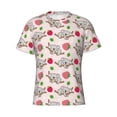 thumbnail image 4 of Vsdgher Cartoon Koala Bear Print Men's Dry Fit Mesh Athletic Shirts Moisture Wicking Tennis T-Shirt Tops, 4 of 9