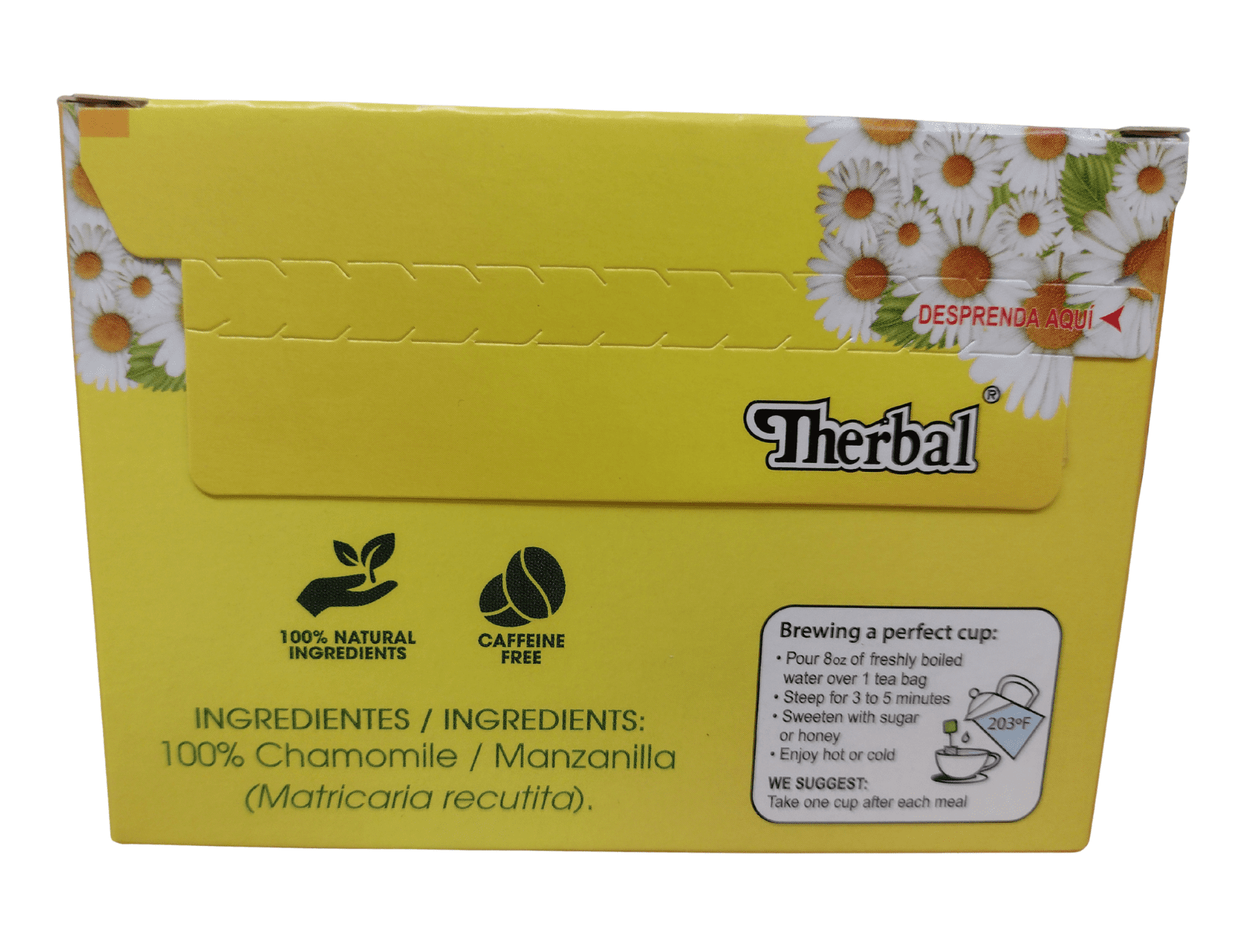 Therbal Chamomile Infusion Herbs Tea, 25 Tea Bags, 0.88 oz