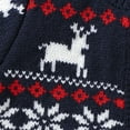 thumbnail image 6 of Baby Jacket Winter Red Christmas Reindeer Newborn Infant Boys Girls Knitted Coats Casual Long Sleeves Button Up Toddler Knitwear, 6 of 7