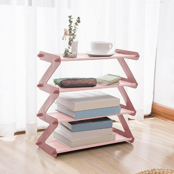 Xihbxyly Zapatero de Acero Inoxidable, Diseño Multicapa Que Ahorra Espacio, Estructura Ligera y Duradera, Fácil de Montar, Solución para Ordenar Armarios y Entradas, Compacto para Espacios Pequeños,