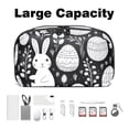 thumbnail image 3 of Easter Hard Drive Cases Cable Organizer Small Travel Electronic Organizer Charger Case Organizer Oxford Fabric Waterproof Storage Bag for Protecting Electronic Gadgets - 5.9x9.44x3.14 in, 3 of 6