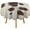 Peau Animale-3, variante sur Nappe Aztèque Ethnique Tribale à Motif Géométrique Style Vintage Nappe Boho Chic Lavable Housse de Table pour Salle à Manger Cuisine Ferme Décoration de Fête 60"x120 Pouces
