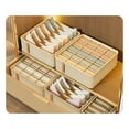 thumbnail image 5 of Foldable Storage Cubes Drawer Underwear Organizer Dividers， under Cabinet Organizer 20-Cell Fabric Storage Boxes for Lingerie,Socks,Ties, 5 of 7