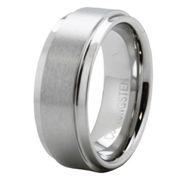 Anneau de Cobalt Supérieur avec Bord Rabattu - Taille 9