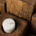thumbnail image 5 of Mercana Cassius Light Brown Nine Wood Block Table C&le Holder, 5 of 6