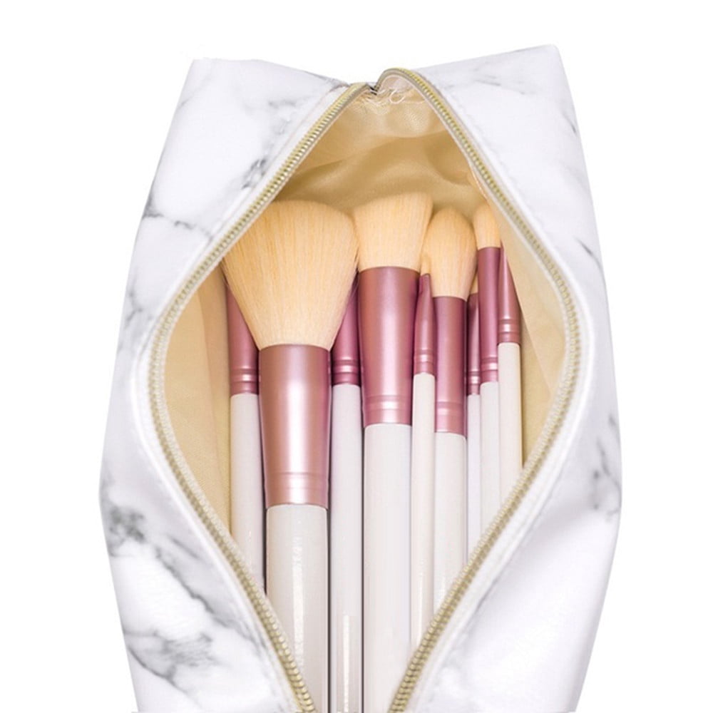 Toiletry Bag for Women Travel Brush Holder Rose Makeup Clear Top Luggage Leather Toiletry Bag Women Makeup Brush Roll up Small Checke Make up Bag Set Hair Care Organizer Container