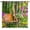 Multi 18, variant on Nature Curtains, Jungle Forest Scenery Waterfall Green Tree Landscape Theme Print Patterned Waterproof Fabric Grommet Window Drapes for Bedroom Living Room Cafe Office 2 Panels W42 x L63