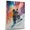 Affenpinscher, variant on Irish Wolfhound Dog Stretched Canvas Size 8x12 – Skiing Theme Dog Art for Wall, Irish Wolfhound Dog Playing Skiing Wall Art, Dog Lover Canvas Decor