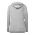 thumbnail image 7 of XQYLOS Girls Lightweight Ribbed Knit Sweatshirt Long Sleeve Pullover with Pocket Fall Fashion Clothes Soft Comfortable Casual Kids Tops, 7 of 7