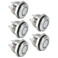 thumbnail image 3 of Bouton Interrupteur, Accessoires d'Alimentation Interrupteurs à Plateau Autoréinitialisation 1 Non avec LED pour Appareils Ménagers pour Équipement Automobile DC3-6V Vert, 3 of 8