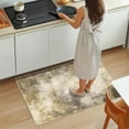 thumbnail image 3 of KIRFEIHT Modern Abstract Small Area Rug 2x3 Machine Washable Rug Non Slip Kitchen Rug Stain Resistance Mat for Entryway Low Pile Faux Wool Carpet Indoor Entrance Area Rug Soft Carpet for Pets, 3 of 8