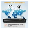 thumbnail image 4 of 1080P Home DVD Player Box for TV Home Theater, All Region Free DVD CD-Discs Players AV-Output, 4 of 6