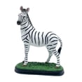 thumbnail image 2 of Estatua de resina, decoración, forma vívida, escultura creativa de cebra, figura de animal Blanco, 2 of 9