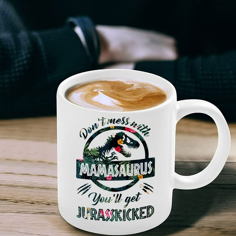 Personalized Mamasaurus And Kids Coffee Mug, Mimisaurus Mug, Dinosaur Lover  Gifts, Mother's Day Mug - Mugs, Facebook Marketplace