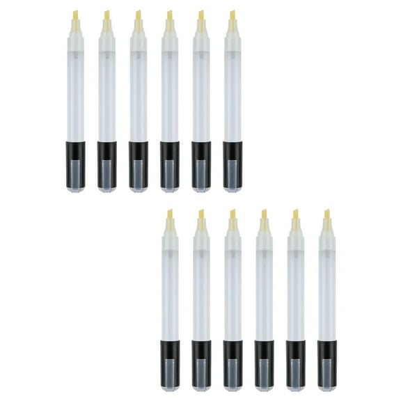 Pack of 10 Refillable Marker Barrels for Acrylic Paint and Liquid Chalk Refills