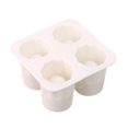thumbnail image 4 of BNNG Silicone Shot Glass Ice Molds/Trays for Freezer with 4 Cavities, Reusable Whiskey Glass Ice Cubes,DIY Cupcake Decor Candy Fondant Ice Cream Desserts Crystal Soap Mould, Holds 1oz Each, 4 of 5