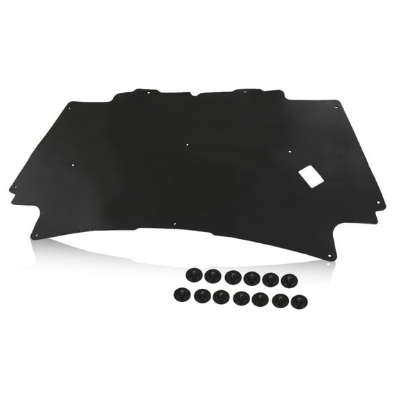 PIT66 Hood Insulation Pad With Clips Fit For 2002-2008 Dodge Ram Truck
