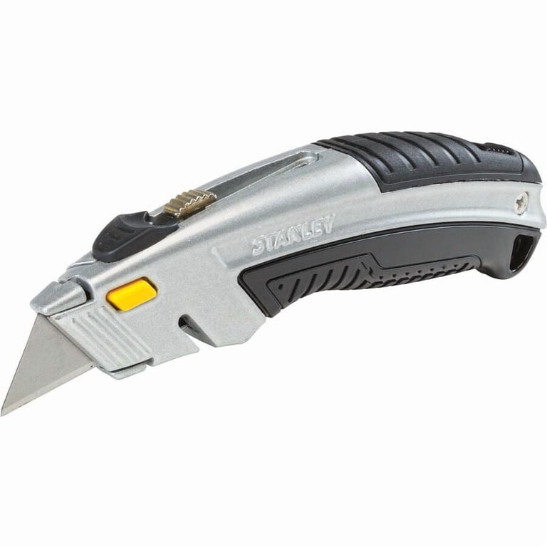 Stanley Quick-Change Curved Utility Knife, Stainless Steel