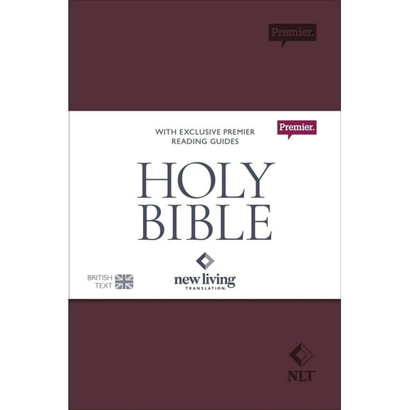 NLT Holy Bible: New Living Translation Premier Edition, British Text Version in Soft-Tone Flexiback Binding, (Paperback)