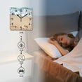 thumbnail image 4 of 10 Inch Wall Clock Battery Operated Silent Clock Decorative for Office, Kitchen, Outdoor, Living RoomFunny Starfish Wave Sand Beach Style, 4 of 4
