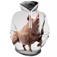 thumbnail image 4 of Sudadera con capucha de primavera y otoño con estampado 3D de cerdo lindo volador, sudadera con capucha informal de talla grande para hombre, 4 of 5
