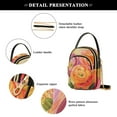 thumbnail image 4 of FORMRS Crossbody Bag for Women Shoulder Cell Phone Purse with Zipper, Pink Abstract Floral, 4 of 7