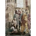 thumbnail image 2 of Massaccio 24x32 Gold Ornate Wood Framed with Double Matting Museum Art Print Titled - St. Peter Healing The Sick With His Shadow, 2 of 4