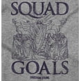 thumbnail image 2 of Squad Goals Jesus Disciple Funny Women's Graphic T Shirt Tees Brisco Brands S, 2 of 6