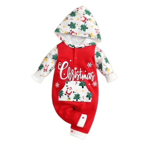 Baby Christmas Jumpsuit Holiday Outfit Set