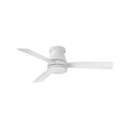 

52 inch 3-Blade Ceiling Fan with Light Kit Matte White Bailey Street Home 81-Bel-4243730