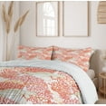 thumbnail image 6 of Ambesonne Underwater Duvet Cover Sets, Sea Turtle in Coral Reef, 2-Queen, Dark Coral and Pale Orange, 6 of 6