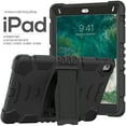 thumbnail image 5 of XYX Case for iPad 9.7 inch/iPad 6th/5th Gen/Air 2, Dual Layer Slim Heavy Shockproof Rugged Protective Cover Case with Kickstand (Black), 5 of 7