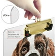 thumbnail image 4 of FMSHPON Saint Bernard Dog Watercolor Clipboard Hardboard Wood Nursing Clip Board and Pull for Standard A4 Letter 13x9 inches, 4 of 7