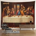 thumbnail image 1 of Tapiz de la Última Cena para decoración navideña, colgante de pared Vintage, Cristo, Jesús, Pascua, tapiz de tela grande, decoración estética, 1 of 4